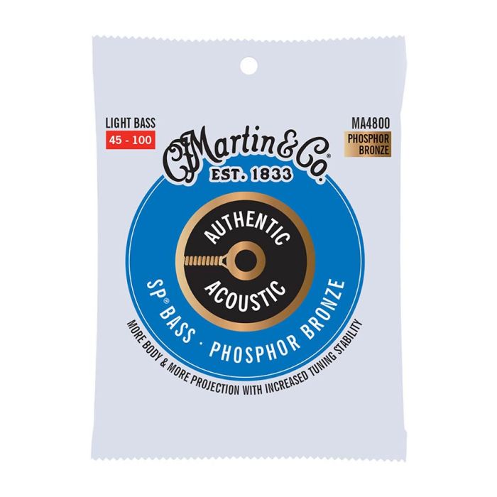 Martin Superior Performance SP PB string set, 92/8 phosphor bronze, light, 045-065-080-100