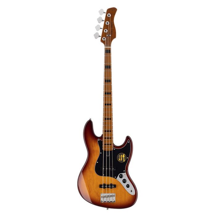 Sire Basses V5 Series Marcus Miller basgitaar, elzen, 4-snarig, tobacco sunburst