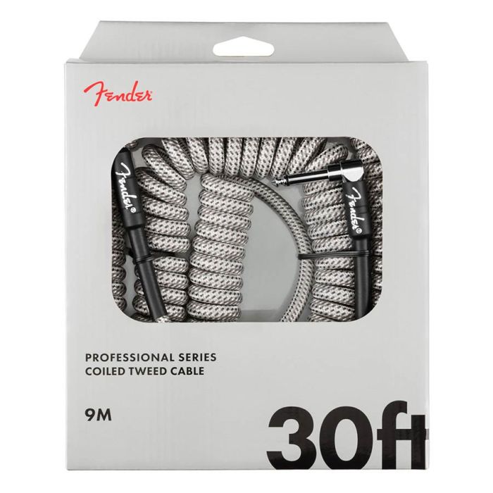 Fender Professional Coil Cable 30", white tweed