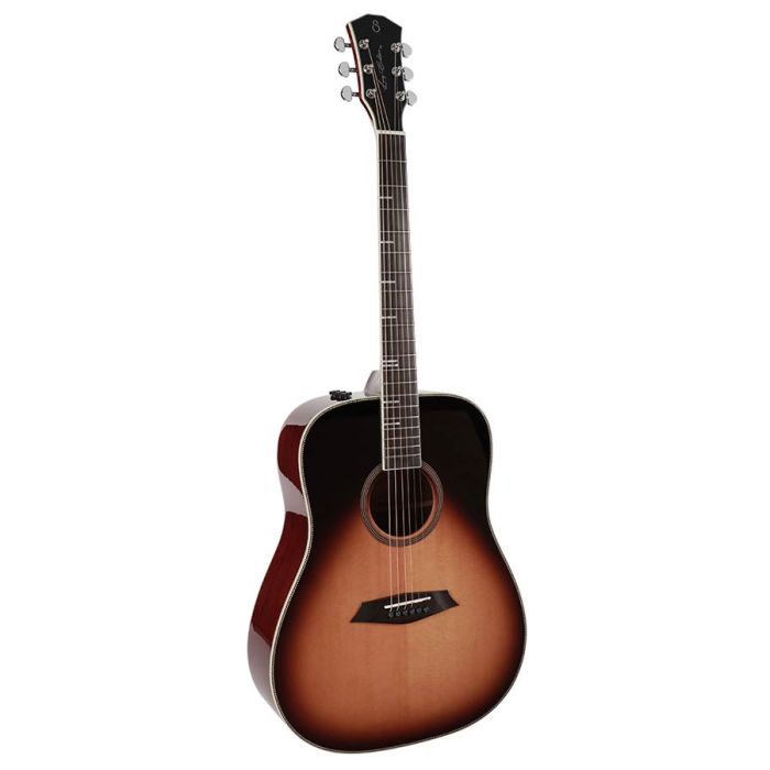 Sire Guitars A4 Series Larry Carlton akoestische dreadnought, massieve roasted top en achterblad, SIB electronica, vintage sunburst