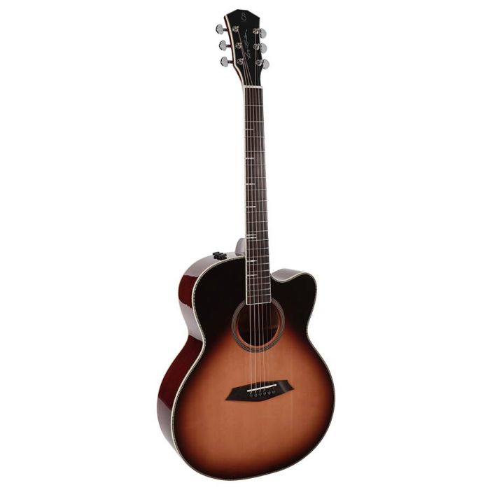 Sire Guitars A4 Series Larry Carlton akoestische grand auditorium, massieve roasted top en achterblad, SIB electronica, vintage sunburst