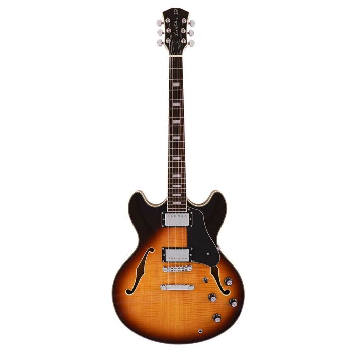 Sire Guitars H Series Larry Carlton electrische archtop gitaar, esdoorn, vintage sunburst