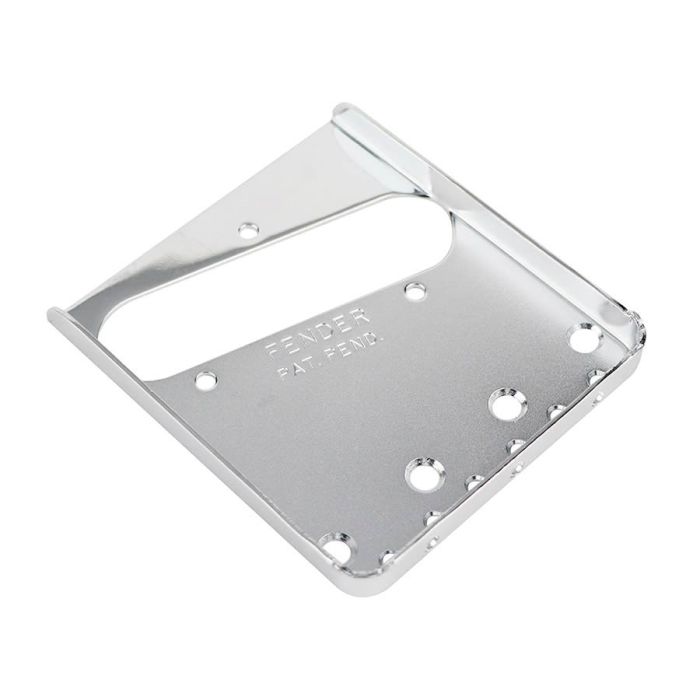 Fender Genuine Replacement Part bridge plate, American vintage Telecaster, 3-saddle, chrome