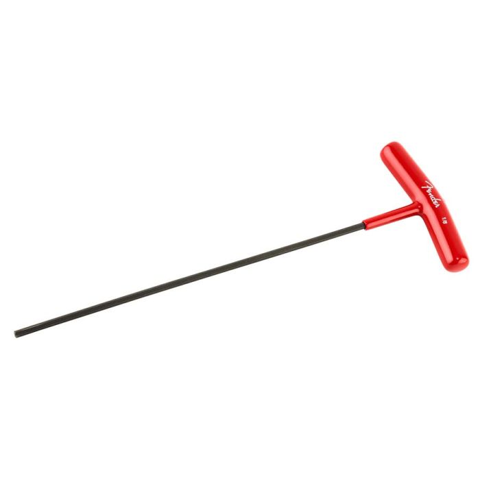 Fender Genuine Replacement Part truss rod wrench, 'T-style', 1/8", red