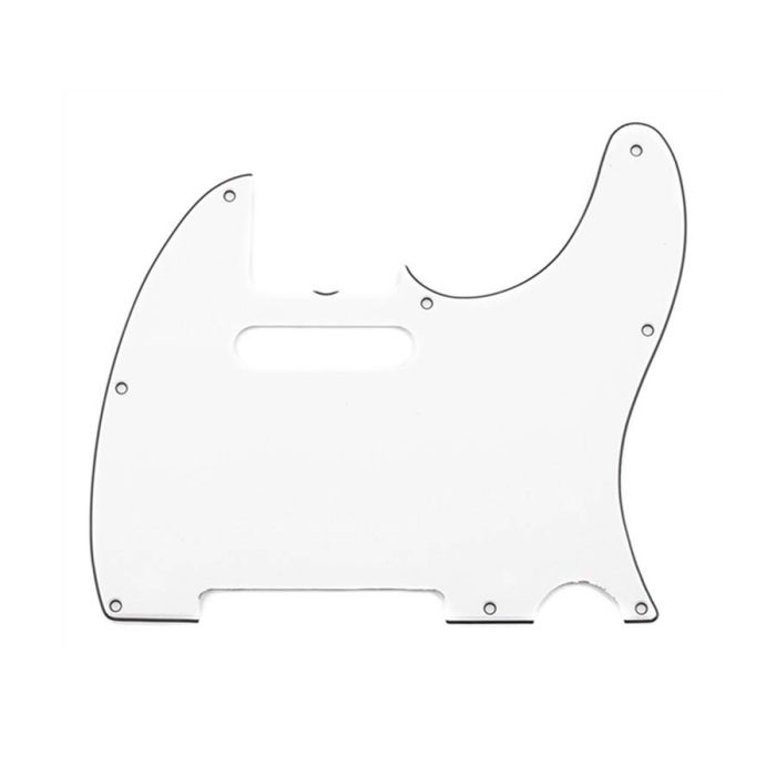 Fender Genuine Replacement Part pickguard Pure Vintage '64 Telecaster 3-ply eggshell 8-hole