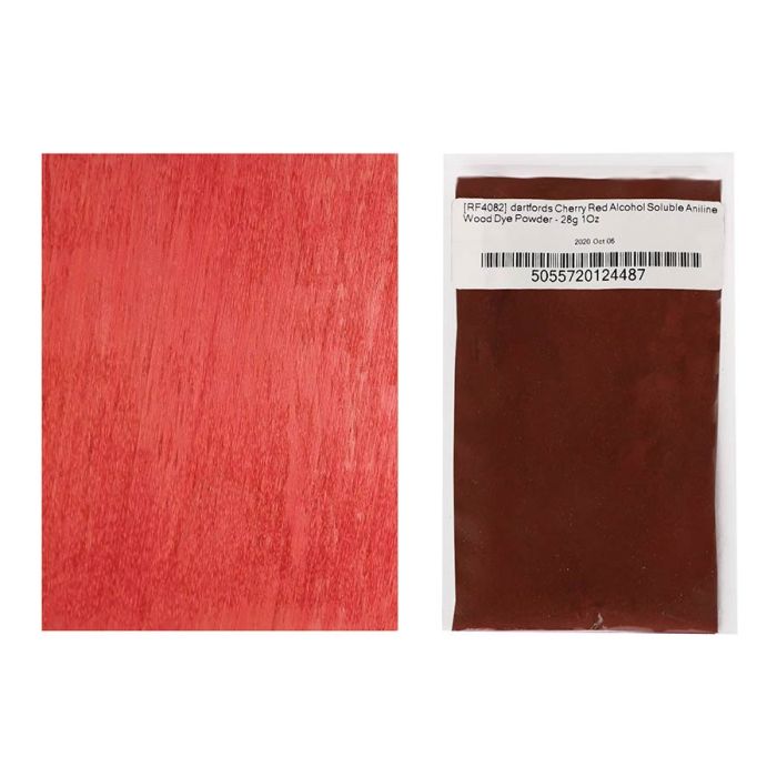 dartfords Alcohol Soluble Aniline Dye Cherry Red - 28gr (enough for approx 2L of dye)