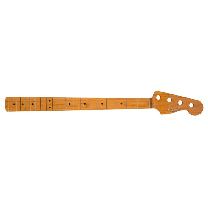 Fender Genuine Replacement Part Vintera roasted maple 50's Precision Bass neck, 20 vintage frets, 7.25" radius