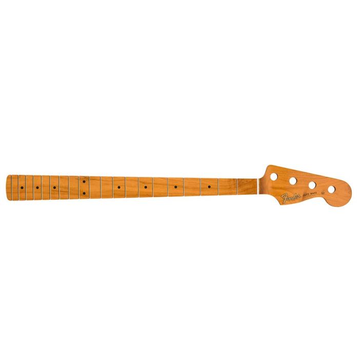 Fender Genuine Replacement Part Vintera roasted maple 60's Jazz Bass neck, 20 vintage frets, 7.25" radius