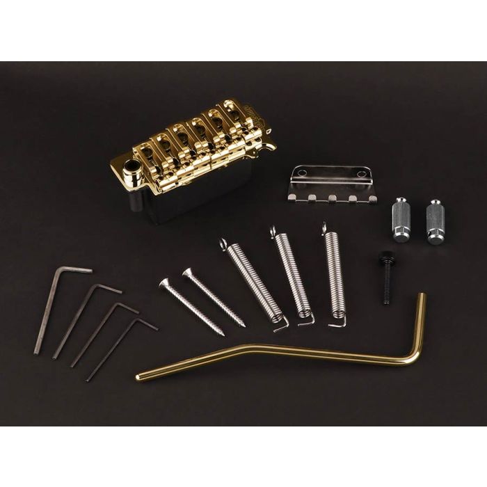 Gotoh tremolo Wilkinson type, pitch 10,8 mm, 2 pivot points, gold