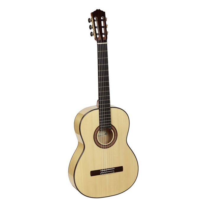 Salvador Cortez All Solid Performer Series flamenco guitar Blanca, Engelmann spruce top, cypress b&s, fan bracing, deluxe gigbag