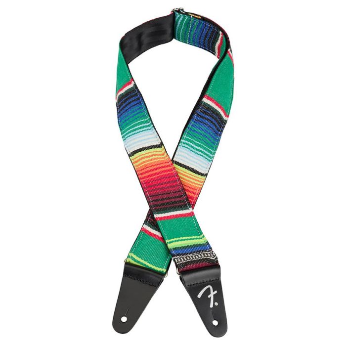 Fender Serape strap, 2", green multi