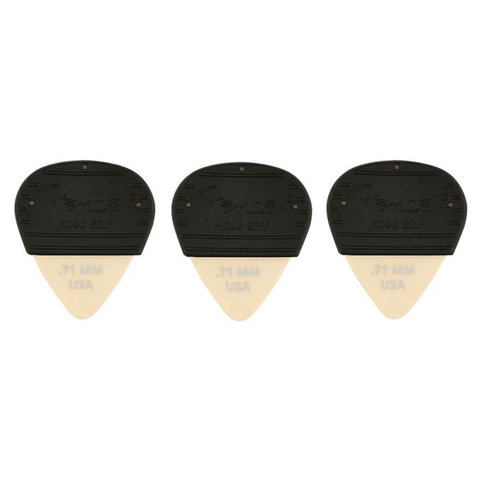 Fender Mojo Grip picks, dura-tone delrin 0.71, 3-pack