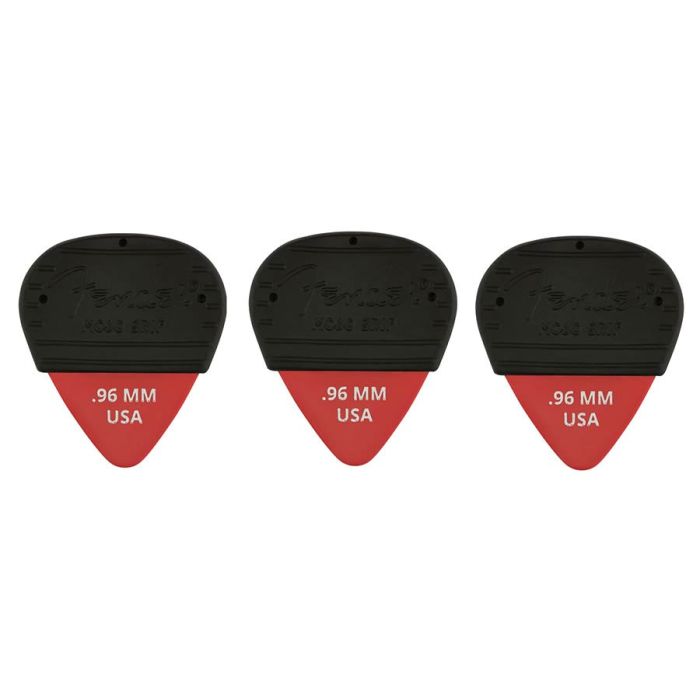 Fender Mojo Grip picks, dura-tone delrin 0.96, 3-pack