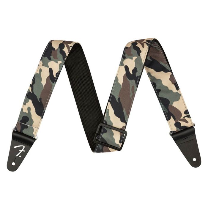 Fender 2" camo strap, woodland