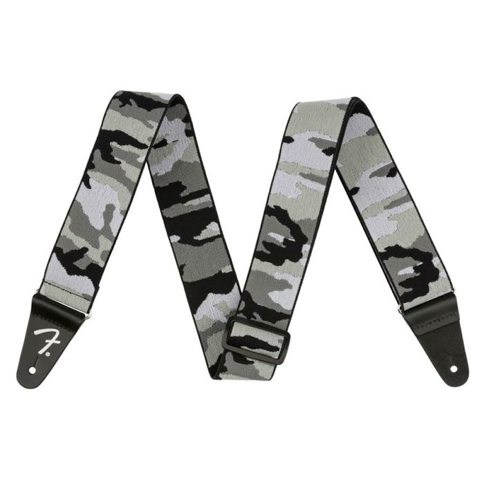 Fender 2" WeighLess strap, camo grey