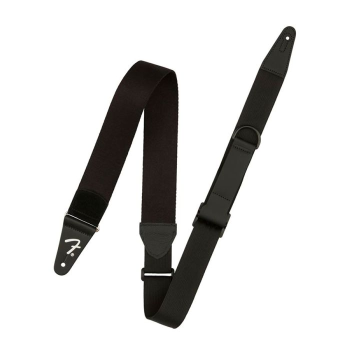 Fender Right Height rayon strap, black