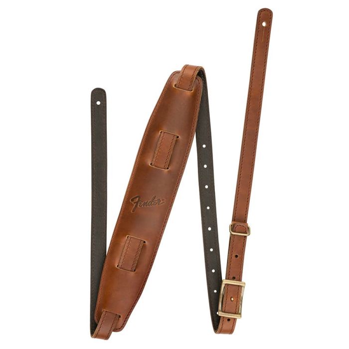 Fender long vintage saddle strap, cognac