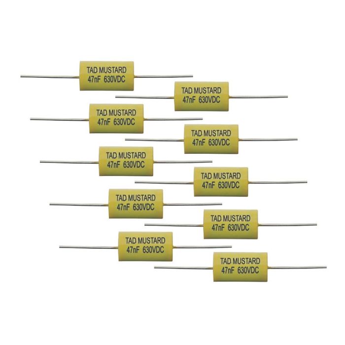 TAD Mustard capacitor 0.047uF, 10-pack