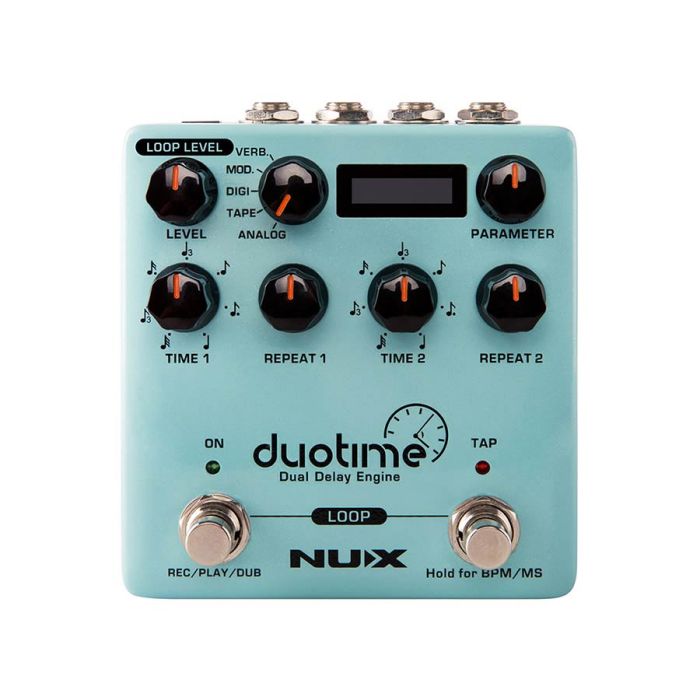 NUX Verdugo Series effectpedaal dual delay engine DUO TIME