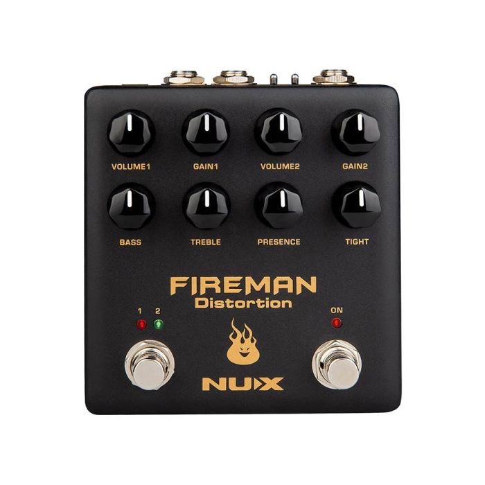 NUX Verdugo Series analoog dubbel-effectpedaal distortion FIREMAN