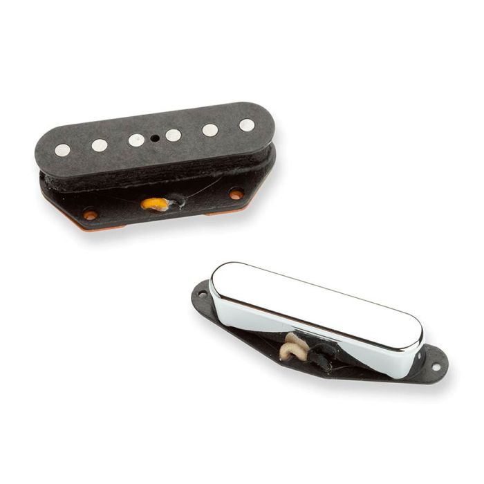 Seymour Duncan Vintage Broadcaster set for TE, STR-1 (neck) and STL-1B (bridge), chrome / black