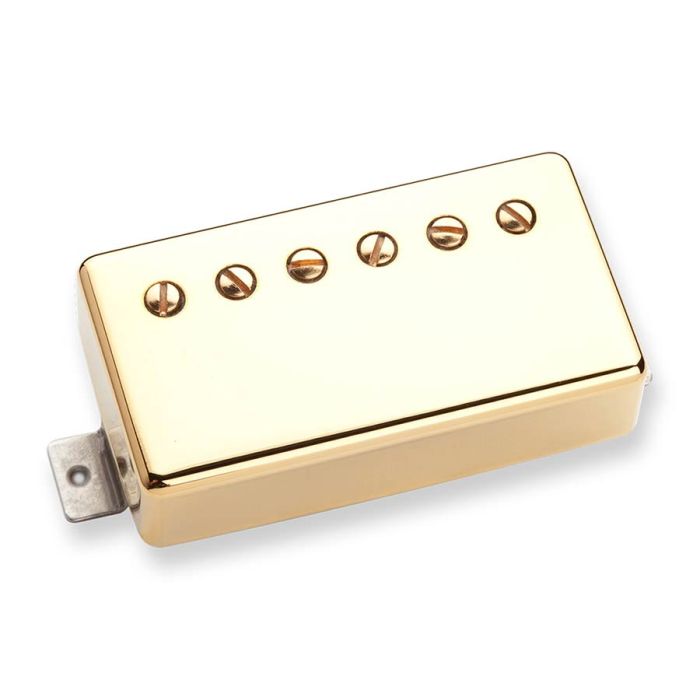 Seymour Duncan humbucker pickup SH-2N, Jazz model, 4-conductor wiring, neck, gold cover