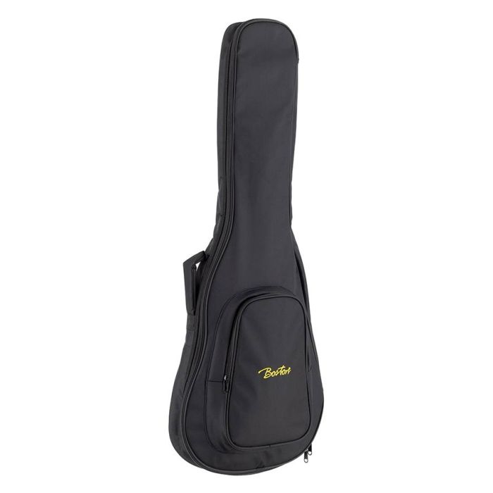 Boston gigbag for electric ES guitar, 6 mm. padding, nylon, 2 straps, large pocket, black