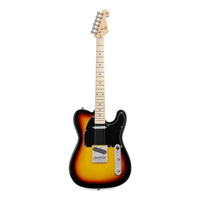 SX Modern Series TE style electric guitar with gigbag, 3 tone sunburst