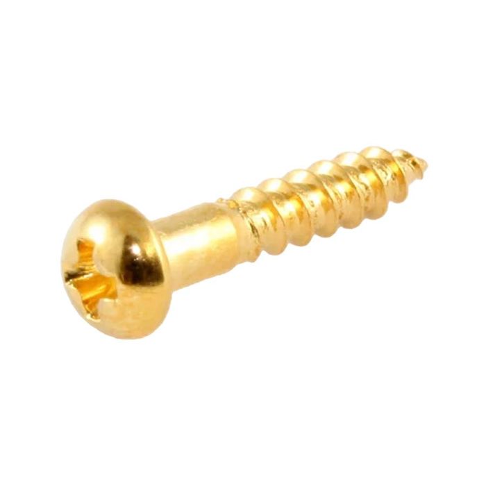 Allparts bulk pack of long machine head screws, gold, 100pcs