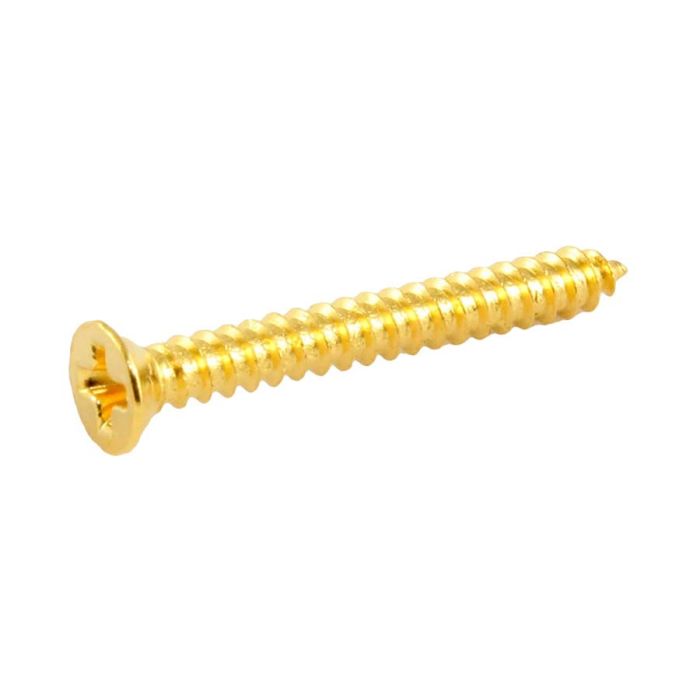 Allparts humbucking ring screws, gold, 8pcs