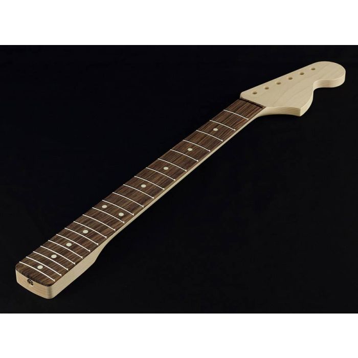 Allparts large headstock Stratocaster® neck, rosewood, 7,25" radius, 21 tall frets, sanded/unfinished