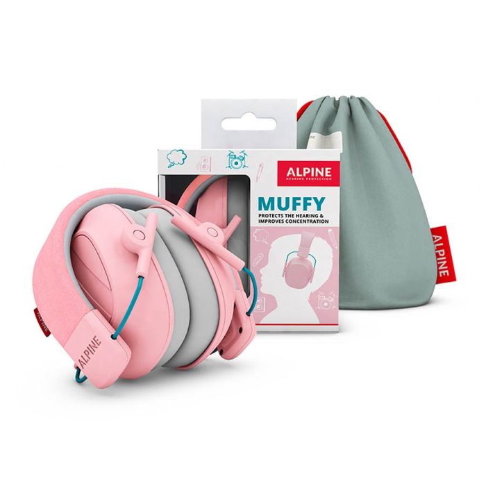 Alpine Hearing Protection Muffy Kids oorkappen voor kinderen, roze