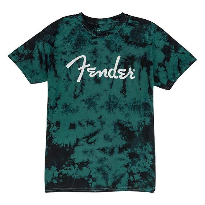 Fender Clothing T-Shirts tie-dye logo t-shirt, blue, S