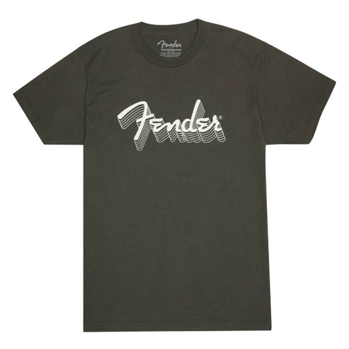 Fender Clothing T-Shirts reflective ink t-shirt, charcoal, S