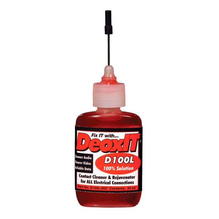 Boston CAIG DeoxIT D100L needle dispenser, 100% solution, 25ml