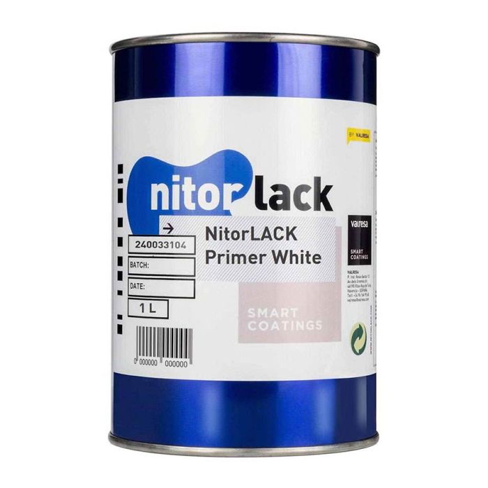 NitorLACK nitrocellulose primer white - 1000ml can