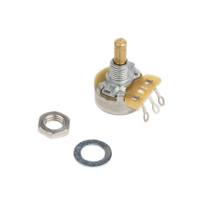 Fender Genuine Replacement Part 50K linear mini potentiometer, solid shaft