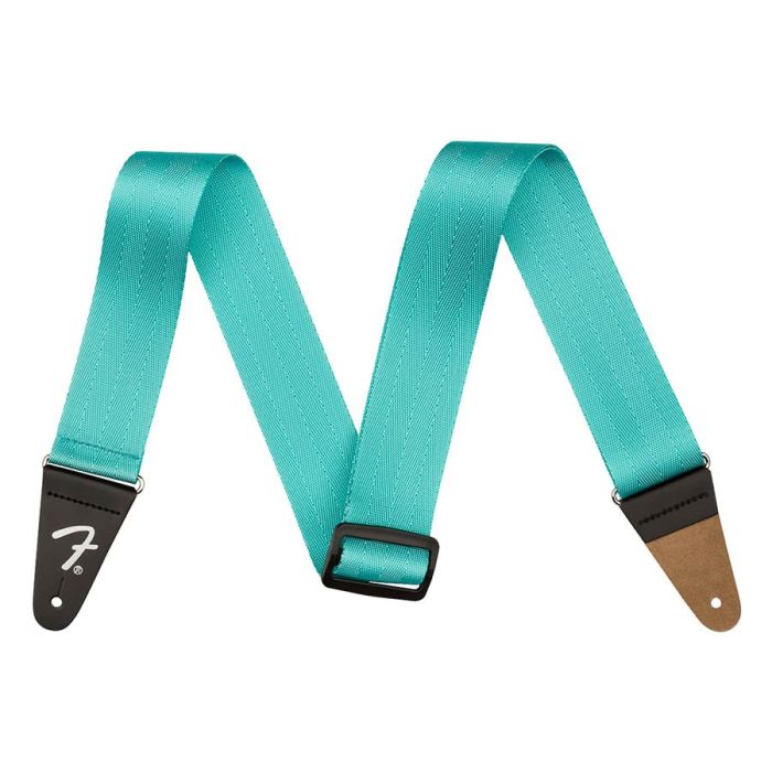 Fender 2" Am Pro seat belt strap, miami blue