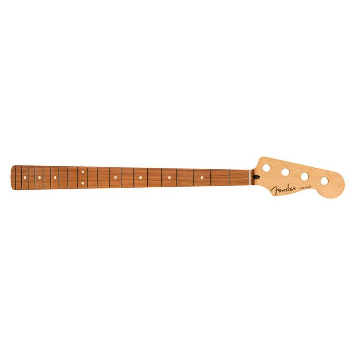 Fender Genuine Replacement Part Player Series Jazz Bass® neck, 20 medium jumbo frets, pau ferro, 9.5", modern "c"