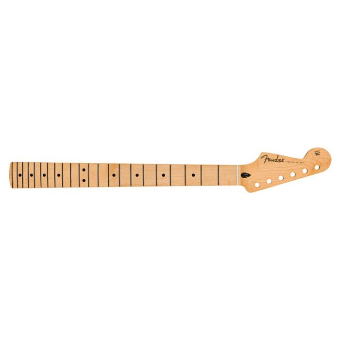 Fender Genuine Replacement Part Player Series Stratocaster® reverse headstock neck, 22 medium jumbo frets, maple, 9.5", modern c