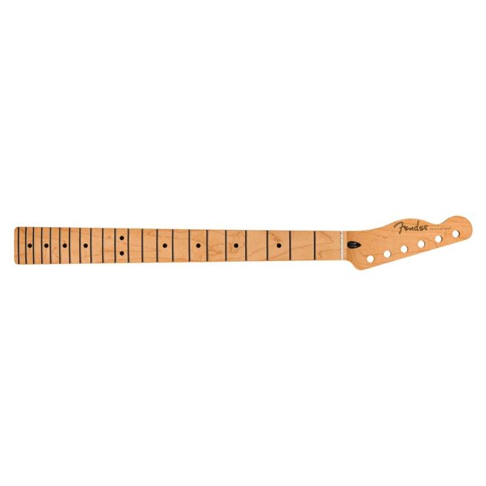 Fender Genuine Replacement Part Player Series Telecaster® reverse headstock neck, 22 medium jumbo frets, maple, 9.5", modern "c"