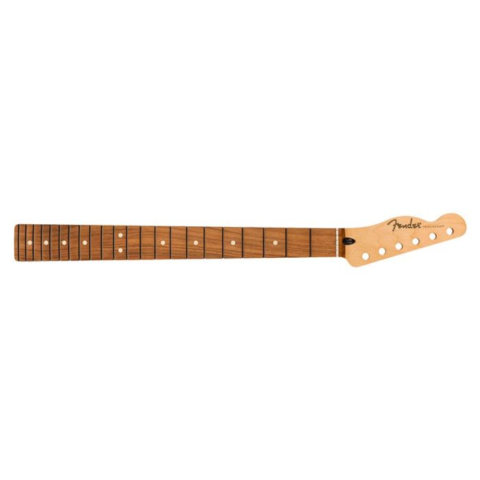 Fender Genuine Replacement Part Player Series Telecaster® reverse headstock neck, 22 medium jumbo frets, pau ferro, 9.5", mod. C