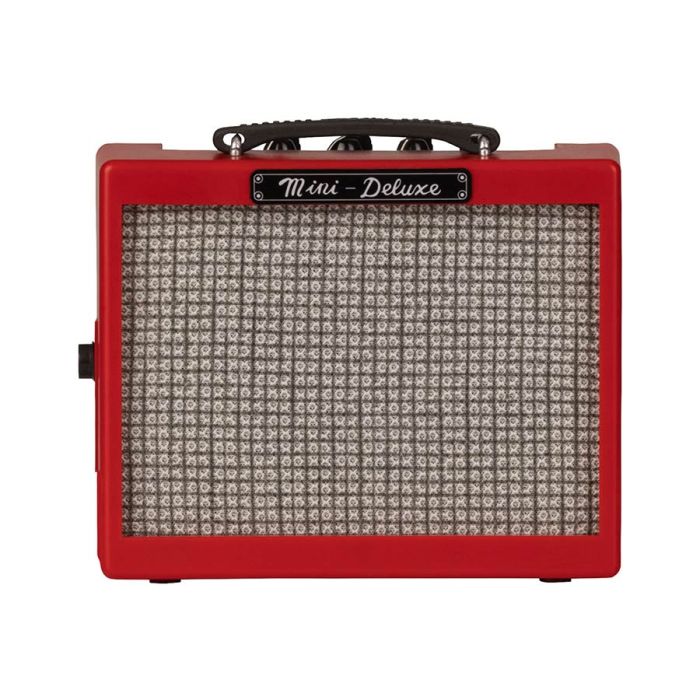 Fender battery amp mini Deluxe Amp, red, plastic housing, 1W, 1x3" speaker