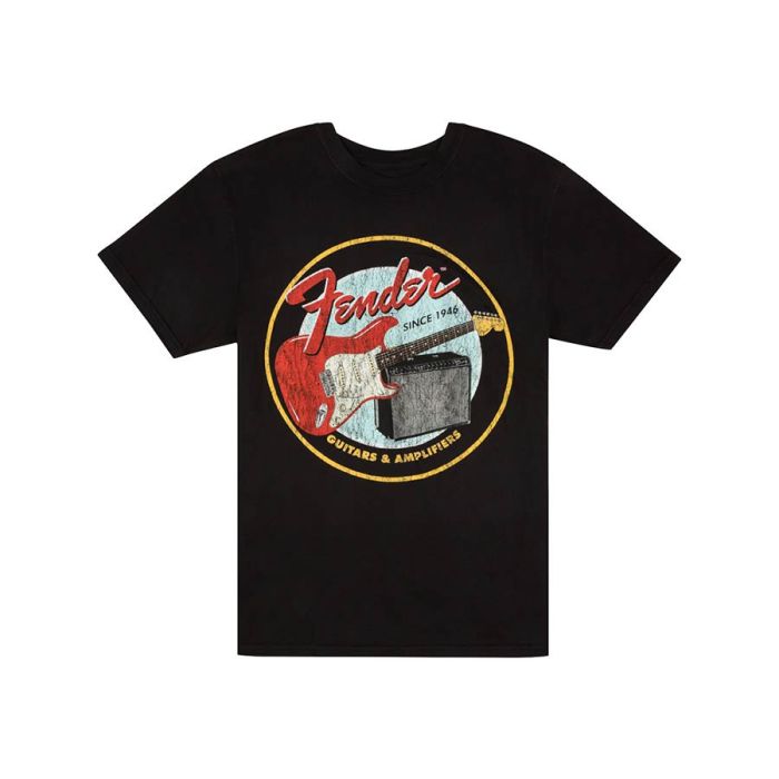 Fender Clothing T-Shirts 1946 guitars & amplifiers t-shirt, vintage black, L