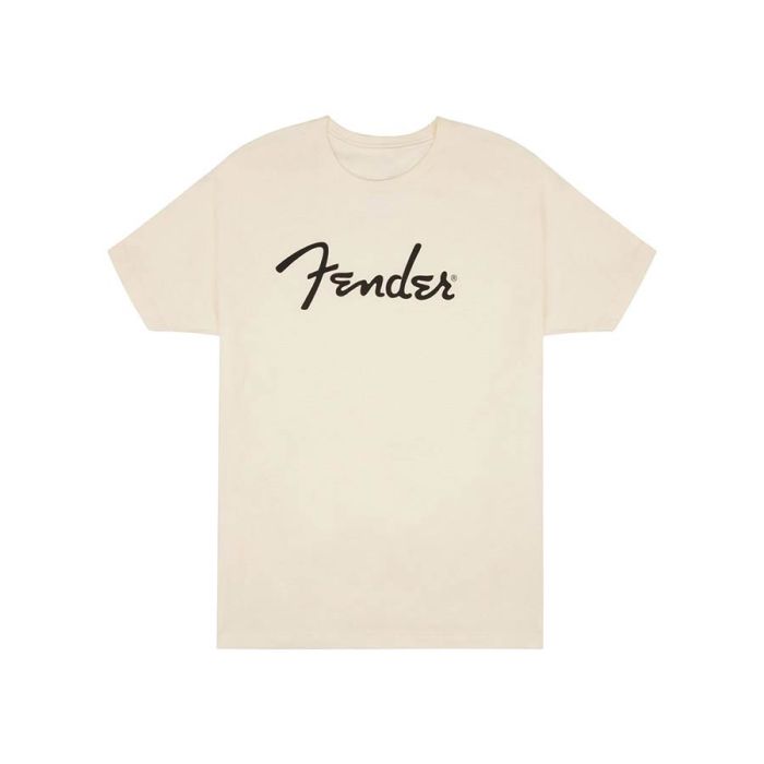 Fender Clothing T-Shirts spaghetti logo t-shirt, olympic white, L