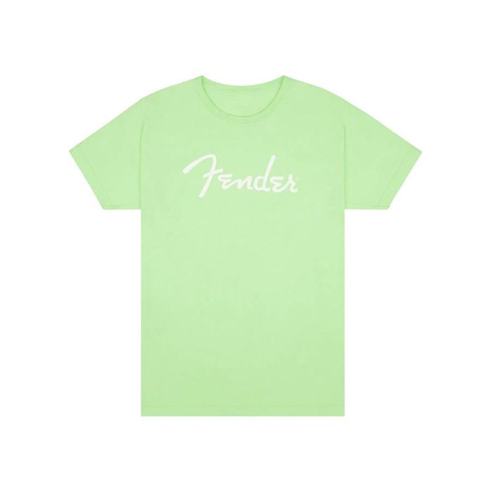 Fender Clothing T-Shirts spaghetti logo t-shirt, surf green, L