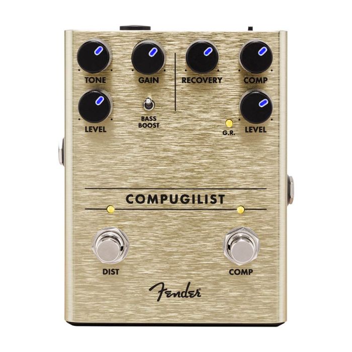 Fender Compugilist Compressor/Distortion, effects pedal for guitar or bass