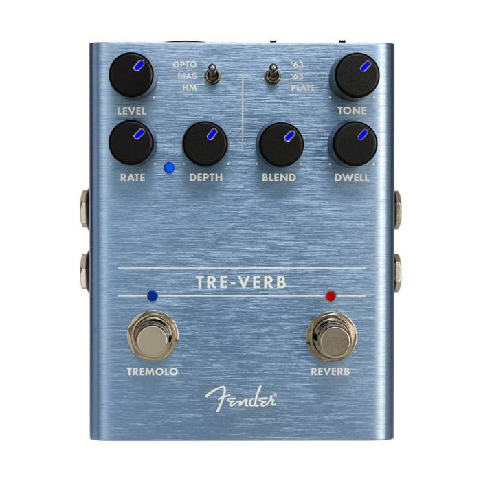 Fender Tre-Verb Digital Reverb/Tremolo, effects pedal for guitar or bass