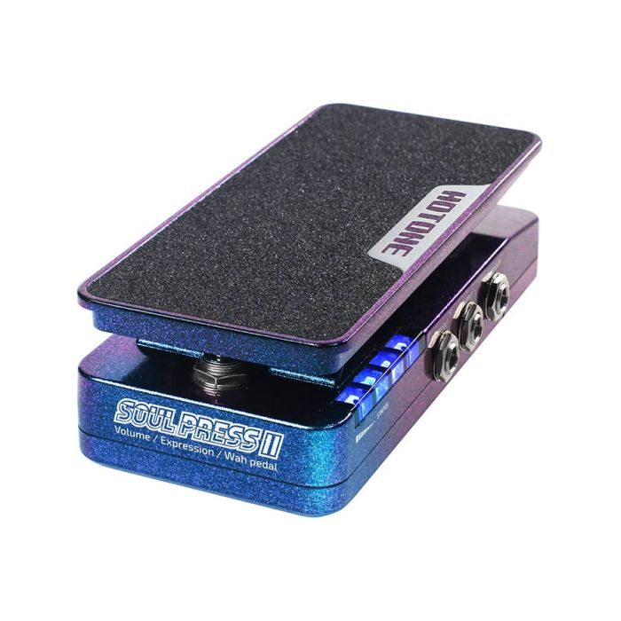 HoTone compact volume - wah - expression pedal SOUL PRESS II, with tone controls and multiple I/O options