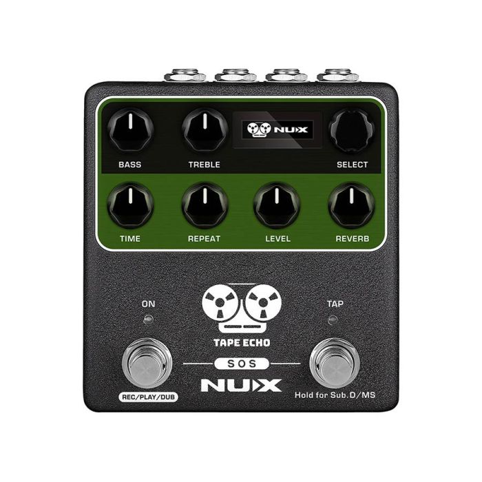 NUX Verdugo Series effectpedaal delay met tap tempo en spring reverb TAPE ECHO